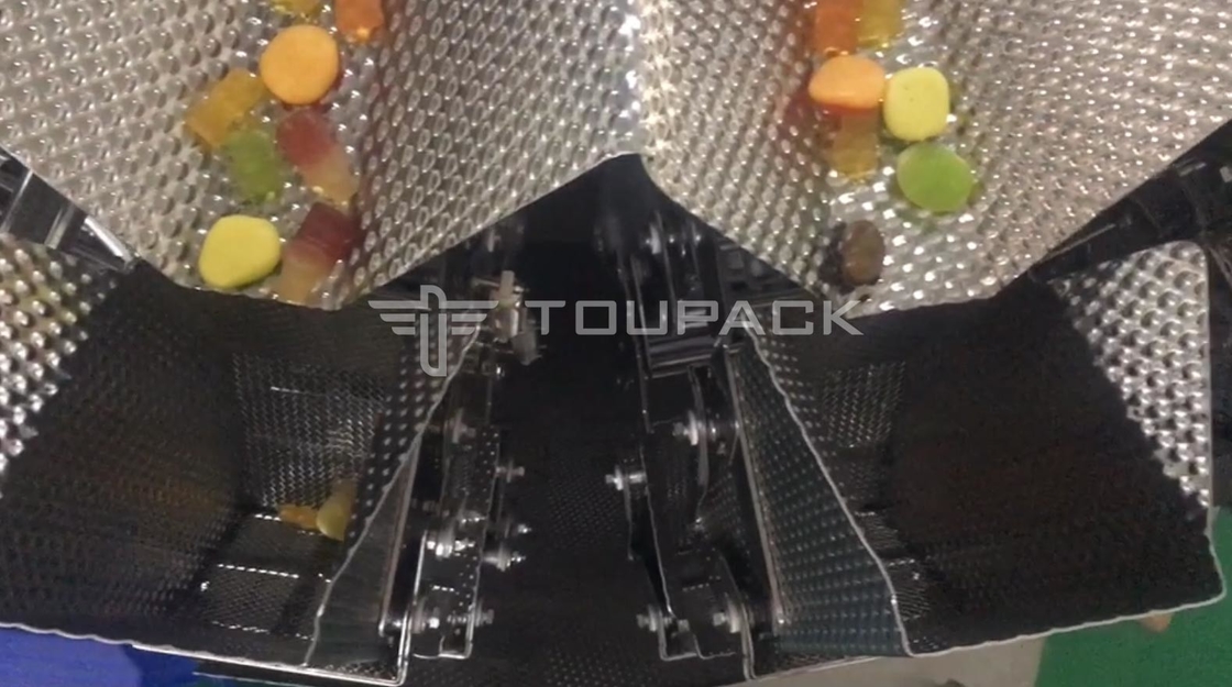 آلة تعبئة وتغليف العد التلقائي لحقيبة الوسادة الجاهزة Doypack Gummy Bear Candy
