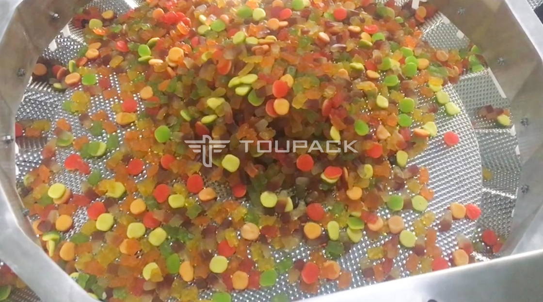 آلة تعبئة وتغليف العد التلقائي لحقيبة الوسادة الجاهزة Doypack Gummy Bear Candy