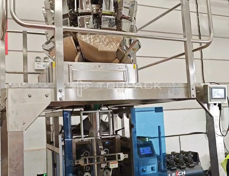 أوتوماتيكي أوتوماتيكي الوزن آلة كيس الفاصولياء براعم الكولياندر البطاطس الثوم الطفل الجزر حزمة آلة