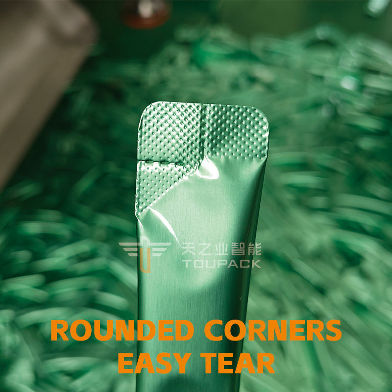 آلة تعبئة وتغليف الكاتشب Vffs الأوتوماتيكية بالكامل متعددة المسارات الرأسية ذات 4 جوانب ختم آلة تعبئة صلصة الطماطم