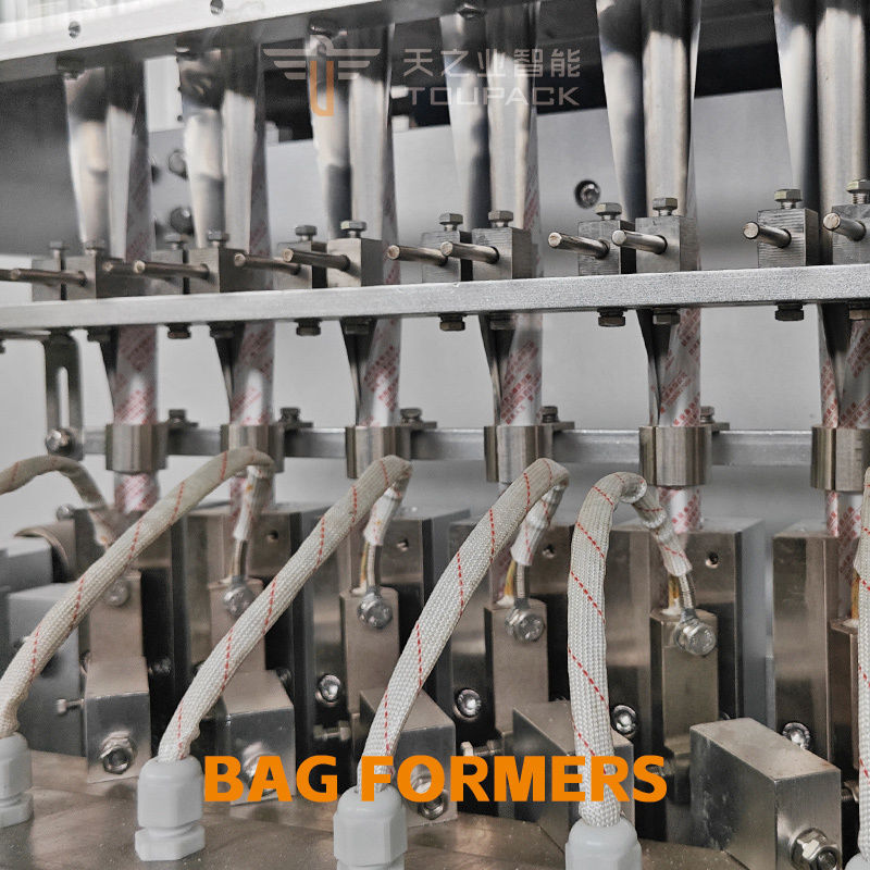 آلة تعبئة وتغليف الكاتشب Vffs الأوتوماتيكية بالكامل متعددة المسارات الرأسية ذات 4 جوانب ختم آلة تعبئة صلصة الطماطم