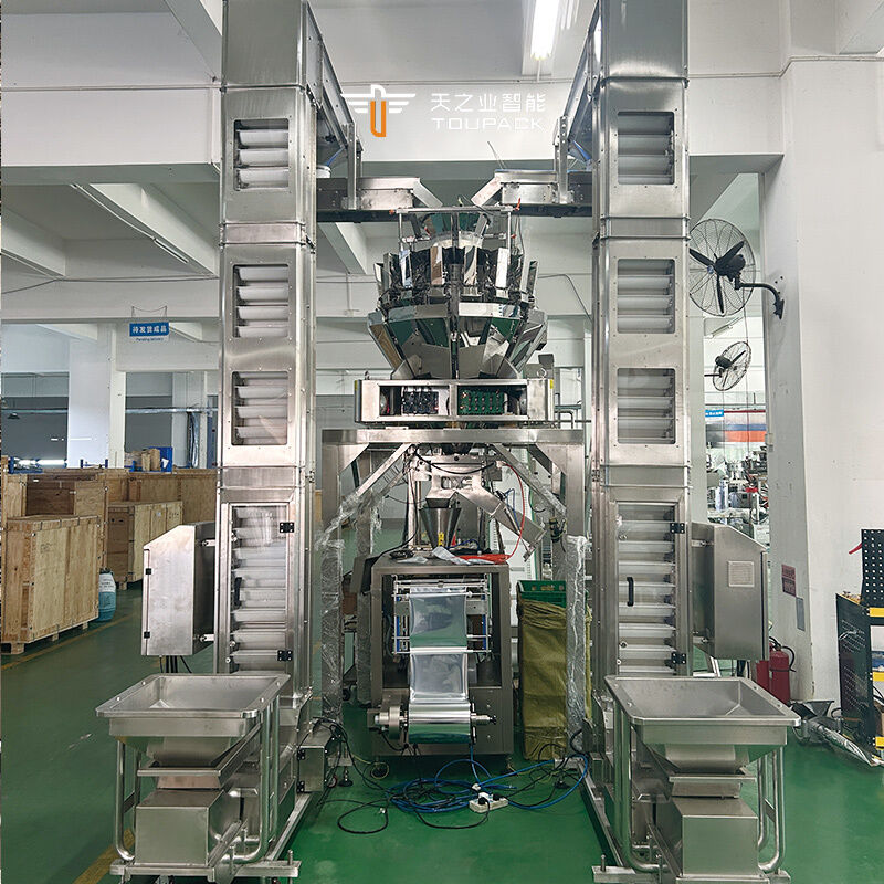 High Precision Flower Multihead Weigher Fully Automatic Spices Vertical Form Fill Seal Machine (vffs) with Multihead Weigher
