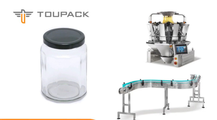 SUS304 Multihead Weigher نظام الوزن والتعبئة الأوتوماتيكي لفواكه الكرز المجمدة في الصناديق