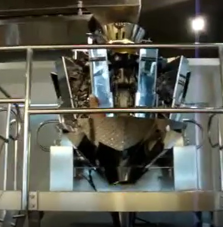 60BPM 10 رؤوس متعددة الرؤوس وازن لرقائق الوجبات الخفيفة 5 لتر 2.5 لتر 1.6 لتر