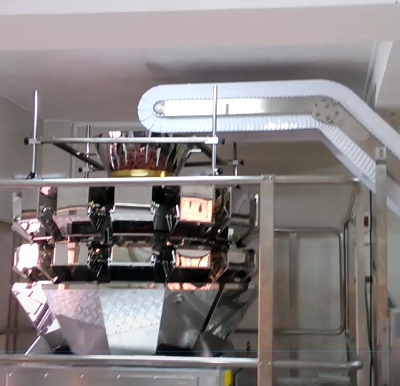 8 Hoppers 0.5L 1.2L Linear Weigher لمواد شبكية صغيرة مثل الملح والسكر