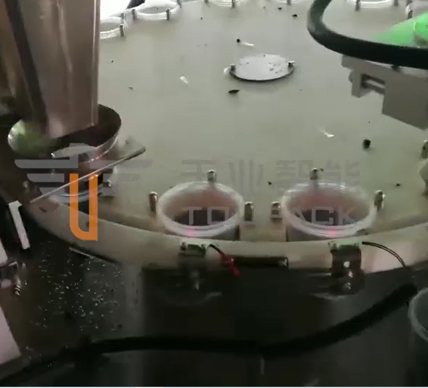 1.5K 28 Heppers 2.5L Multihead وازن آلة تعبئة لكوب الشوكولاتة