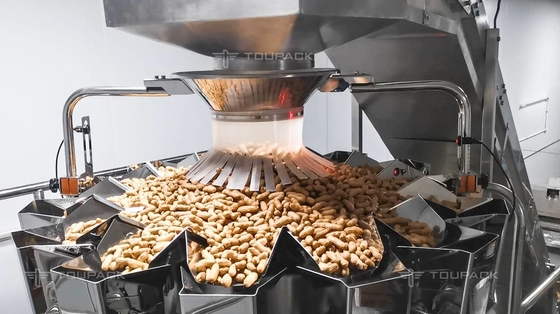 الوقوف الحقيبة الوزن العمودي آلة التعبئة والتغليف 2.5kg الفول السوداني الكاجو آلة التعبئة والتغليف
