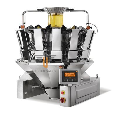 آلة تعبئة الحلوى الأوتوماتيكية ± 0.5-1g دقة 30-110 كيس / دقيقة نظام التحكم PLC