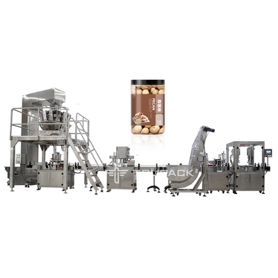 220V 50Hz التحكم PLC يمكن للمشروب ملء آلة الفولاذ المقاوم للصدأ المواد