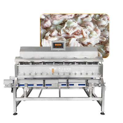 Doypack Auto Fill Seal Pouch Bag Packaging Machine Cuttlefish Seafood Flip Multi Head Scale Premade Bag Packing Machine