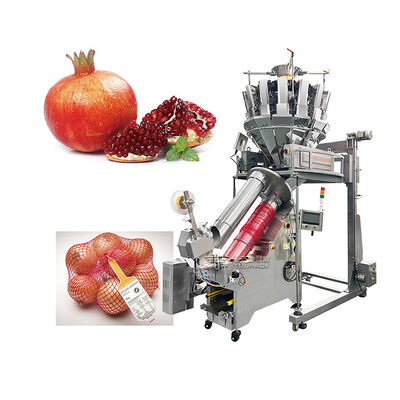 MCU Control Multihead Weigher Packing Machine لشبكة ذكية للبصل والثوم والزنجبيل
