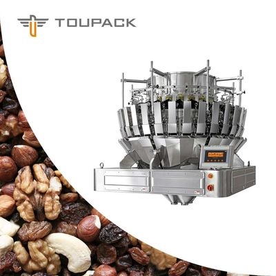 التلقائي SS304 2.5L Multihead وازن آلة التعبئة لحبوب البندق المختلطة