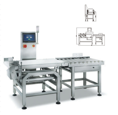 50 آلة تعبئة وازن متعددة الرؤوس WPM SUS304 نظام Checkweigher