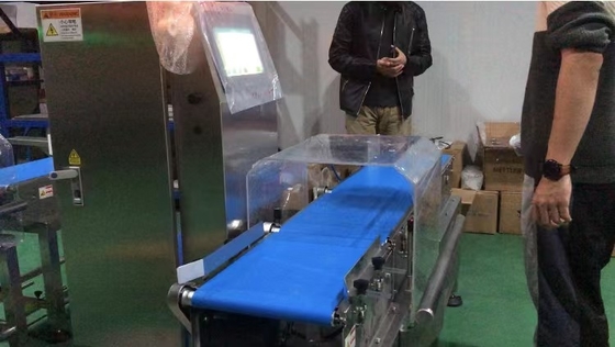 ميزان فحص عالي السرعة 1KW 120p / min لفحص وزن المنتجات