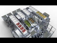 الفواكه المجففة 4 في 1 المنتجات المختلطة آلة تعبئة الوزن متعددة الرؤوس